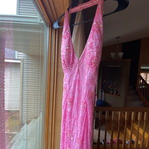 Pink prom dress !!